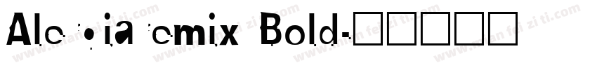 Alergiaremix Bold字体转换